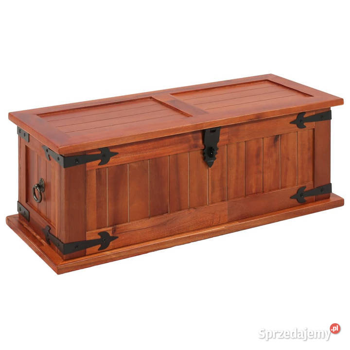 Skrzynia 60 x 25 x 22 lite drewno akacjowe