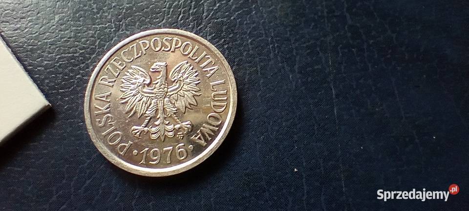 Stare monety 20 groszy 1976 PRL Polska cudo