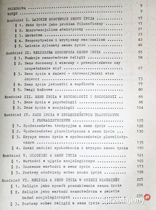 W poszukiwaniu sensu życia Szkice socjioloiczno psychologia, socjologia Chełm