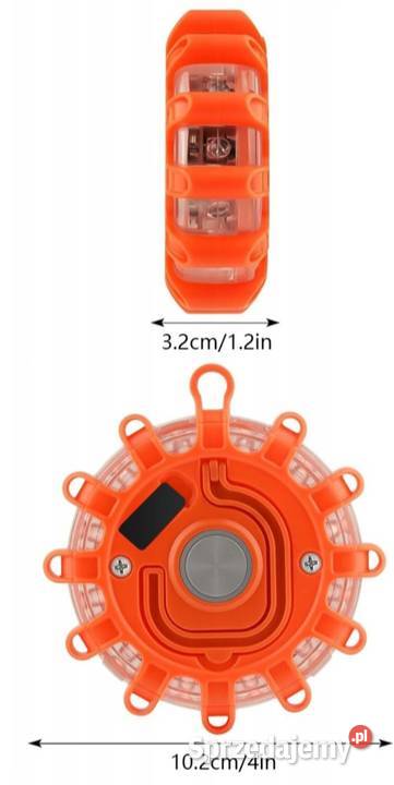 Światło drogowe LED 3 Ładowanie USB na magnesie Pabianice sprzedam