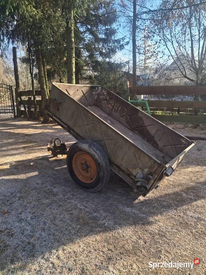 Przyczepka tz4k kipper traktorek ogrodowy 1