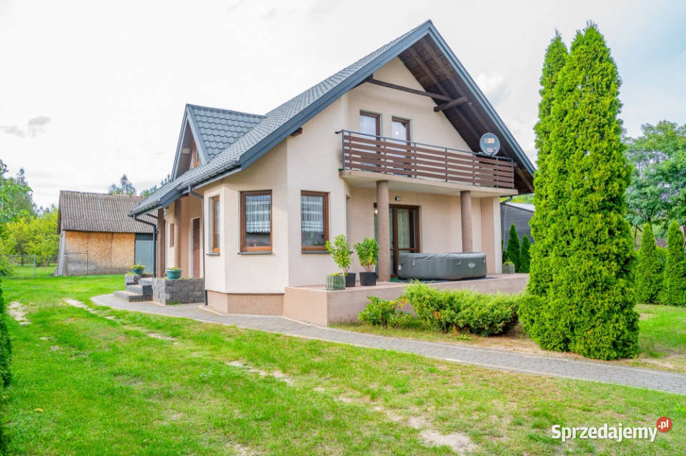 Dwa domy w jednego do zamieszkania jeziorem mazowieckie Przysucha