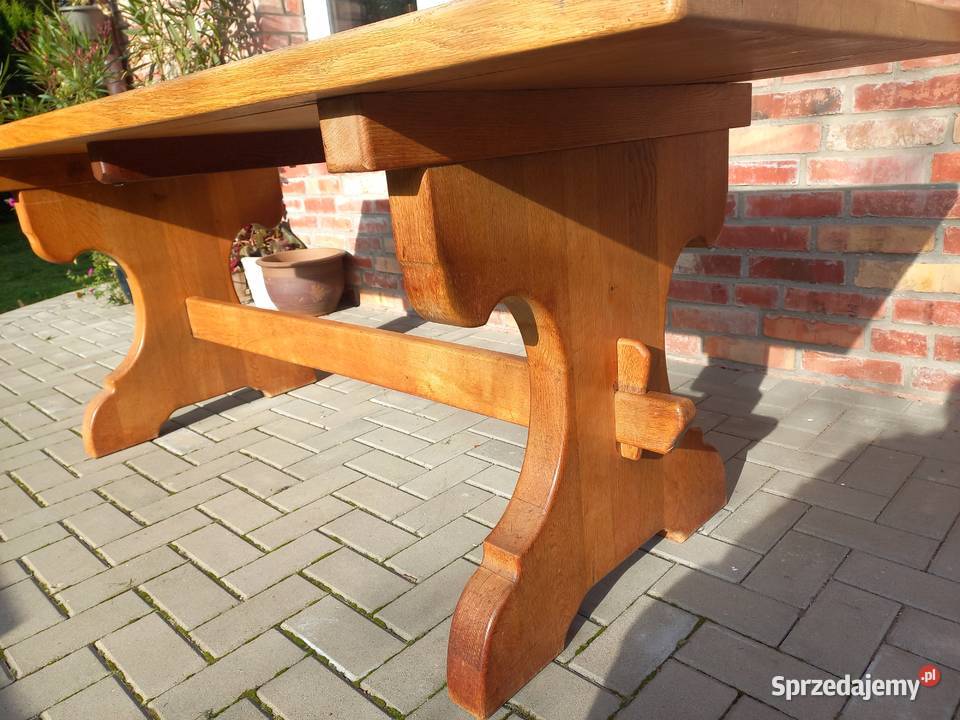 Stół dębowy drewniany holenderski Salon Jadalnia 84cm Gawroniec sprzedam