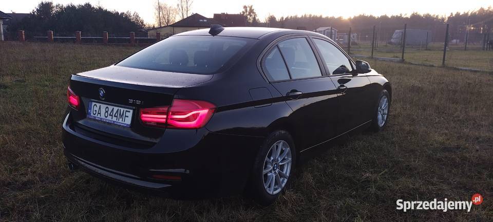 BMW F30 2018 r salon polska 82 przebiegu światła przeciwmgielne Gdynia