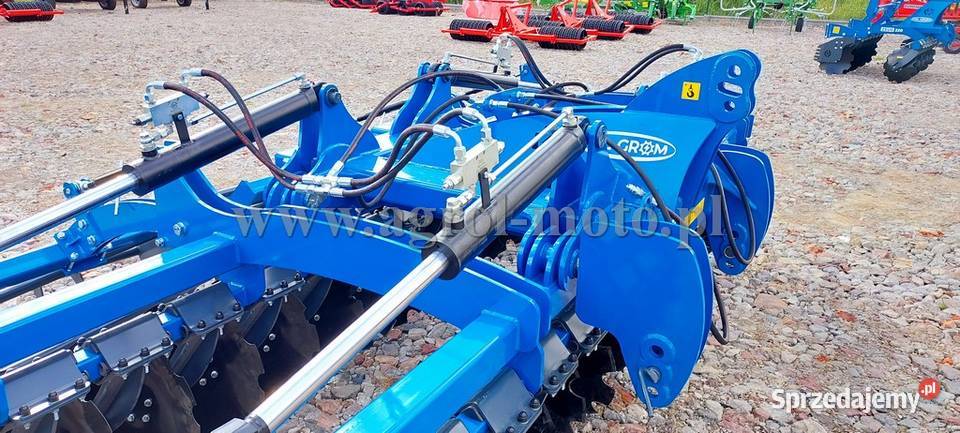 Brona talerzowa Agregat 4m zawieszana ciągana nieuszkodzony Iława