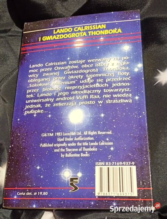 Gwiezdne Wojny Lando Calrissian i gwiazdogrota ISBN 8371699379 wielkopolskie Poznań