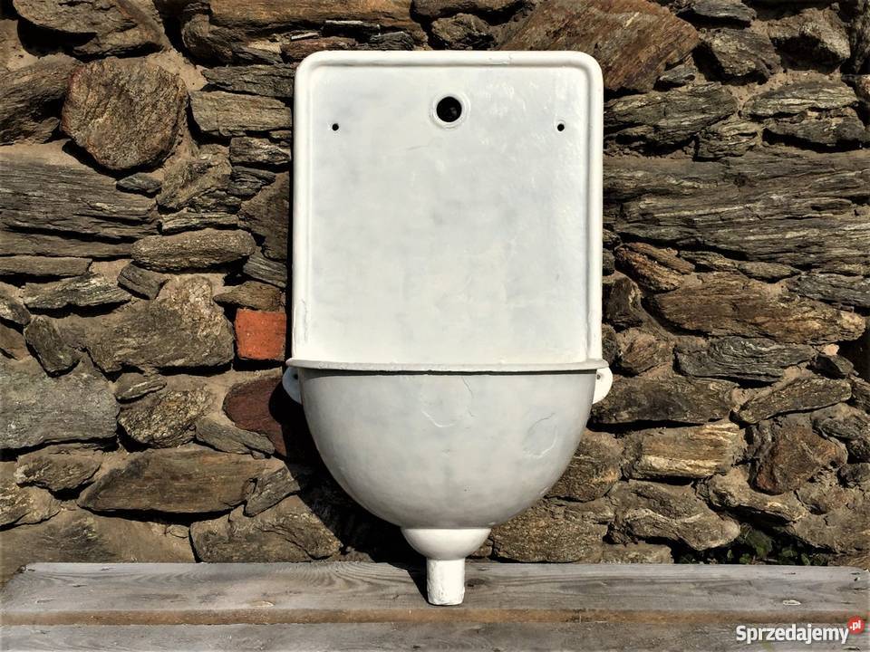 PIĘKNY STARY WYSOKI ZLEW ŻELIWNY PRZEDWOJENNY
