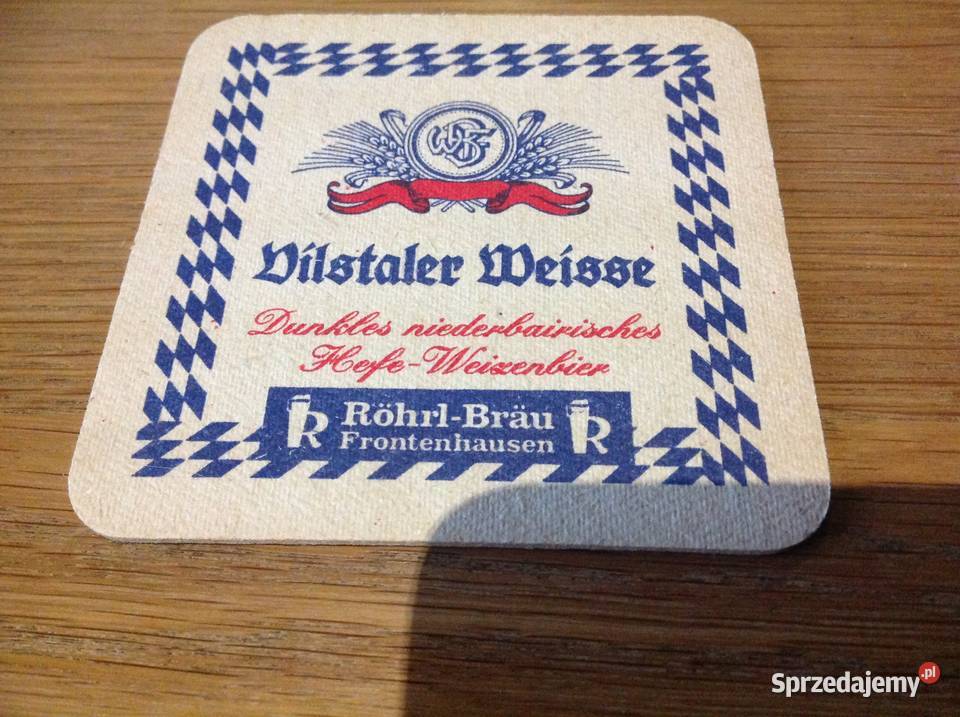 Stara Podkładka pod Piwo Vilstaler Weisse 1 Pozostałe Nowa Sól