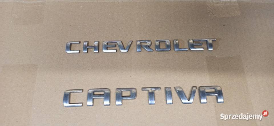 Emblemat logo CHEVROLET CAPTIVA oryginał Pozostałe podkarpackie Dębica sprzedam