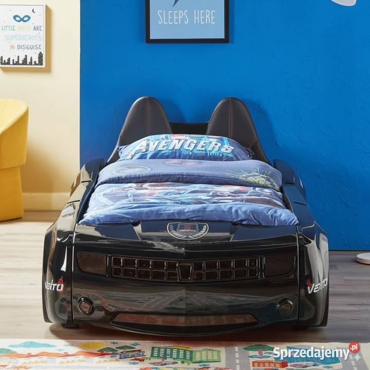 Łóżko auto samochód Camaro Dodge LED pilot Kraków