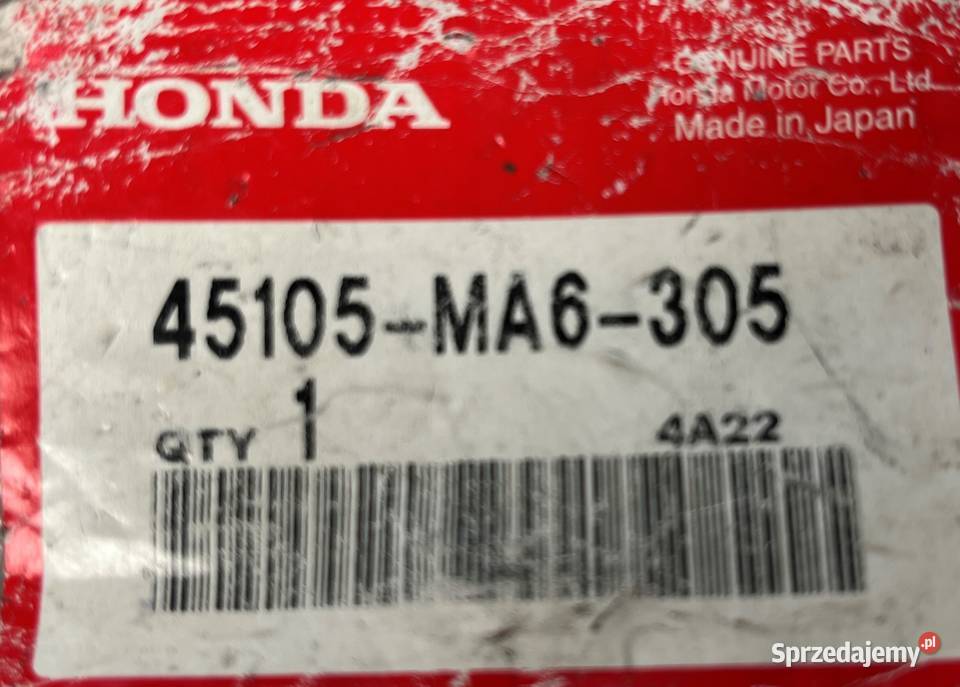 HONDA NISSIN Klocki hamulcowe zam EBC FA080 Łobżenica