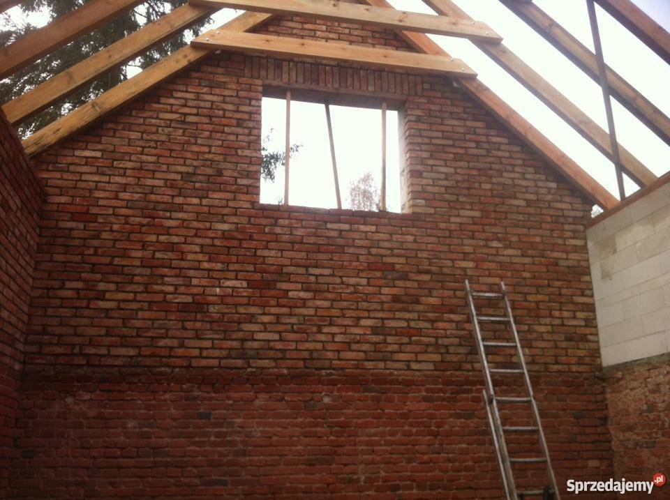 Renowacje ścian elewacji ceglanych cegły