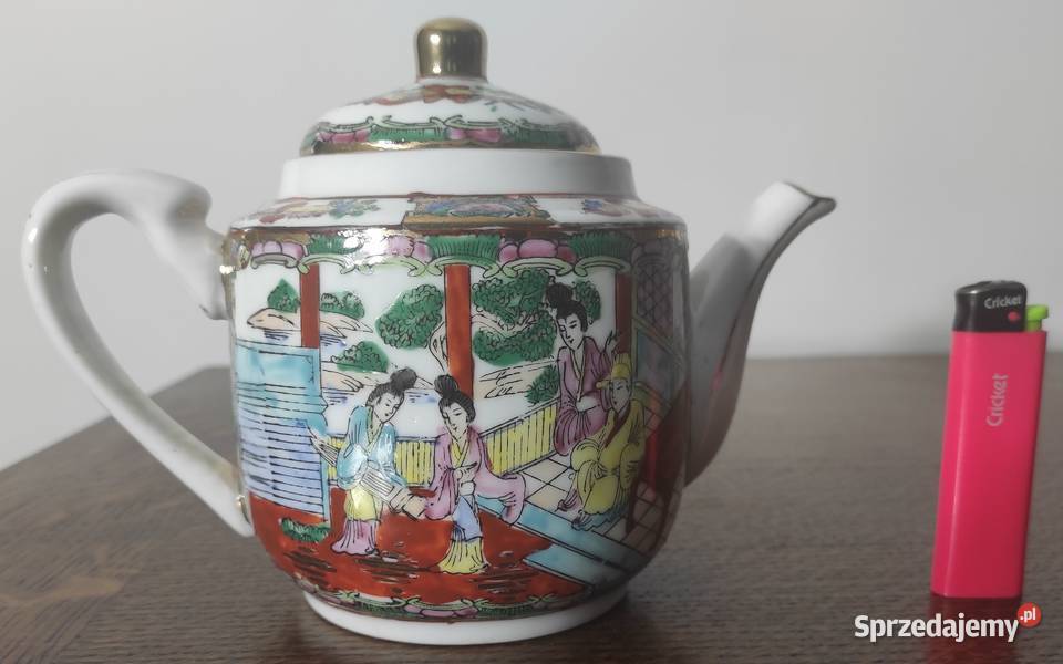 Famille Rose chiński imbryk porcelanowy Porcelana i szkło Warszawa sprzedam