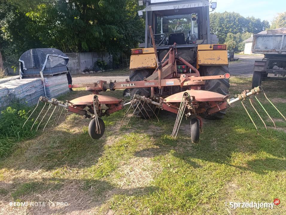 Zgrabiarko Przewracarka stoll um410 nieuszkodzony Zgrabiarki i przetrząsacze łódzkie Sieradz