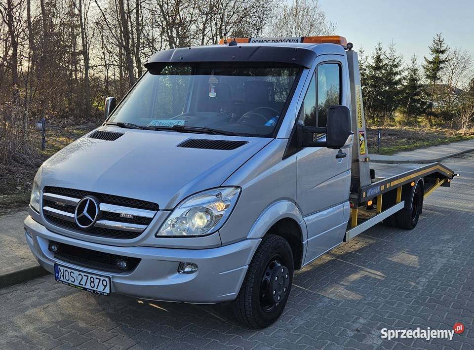 Mercedes Sprinter Pomoc Drogowa 5t wielofunkcyjna kierownica Żabi Róg