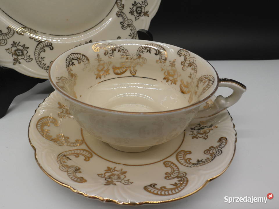 Zestaw śniadaniowy trio z porcelany MITTERTEICH Raszków
