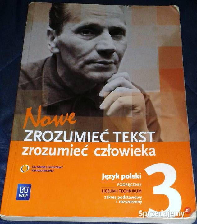Nowe Zrozumieć tekst zrozumieć człowieka 3 Język Chełm sprzedam