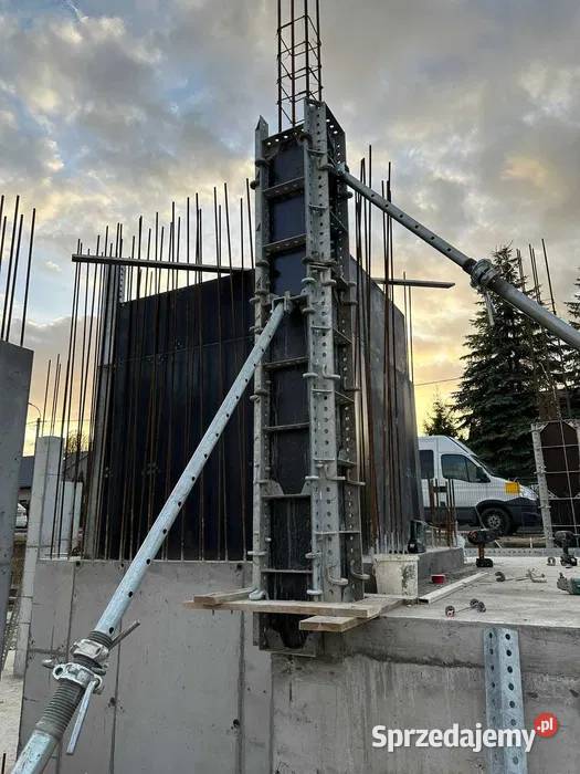 Wynajem szalunków na słupy blaty 24cmx150 MINI Pozostałe Grójec usługi budowlane