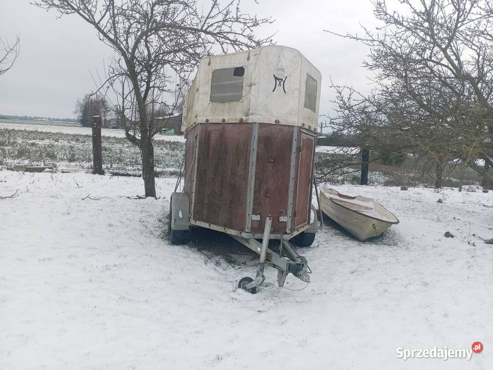 Przyczepa wywroyka zarejstrowana plandeka Myślibórz