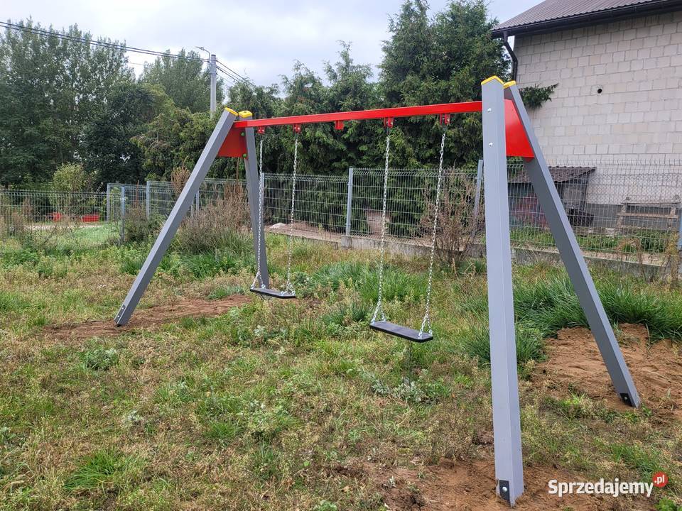 HUŚTAWKA Z CERTYFIKATEM NA PUBLICZNY PLAC ZABAW Marki