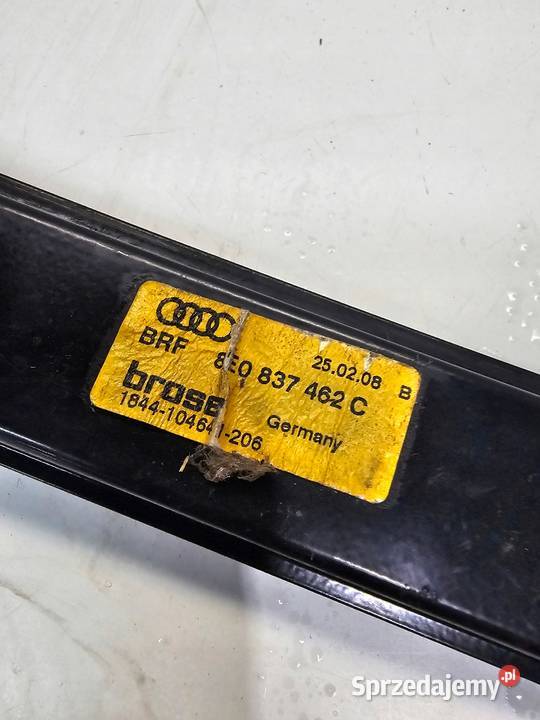 MECHANIZM SZYBY PRAWY PRZÓD AUDI A4 B6 B7 Układ elektryczny, zapłon Przystajń sprzedam