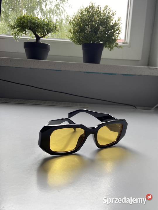 Okulary Prada żółte oprawki Warszawa