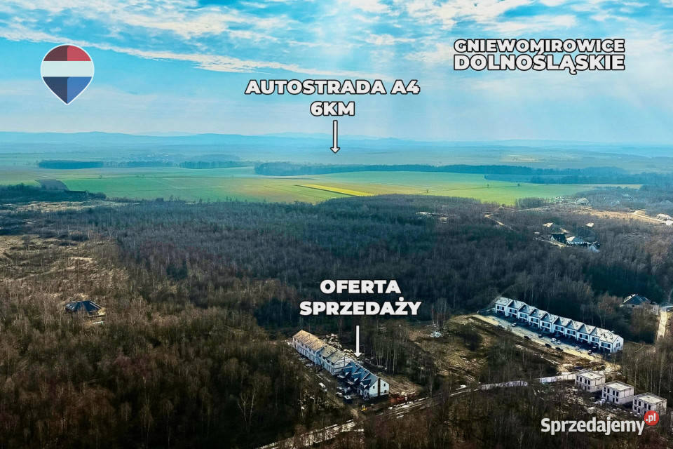 Nowoczesny dom z ogródkiem w otulinie lasu Nieruchomości Gniewomirowice