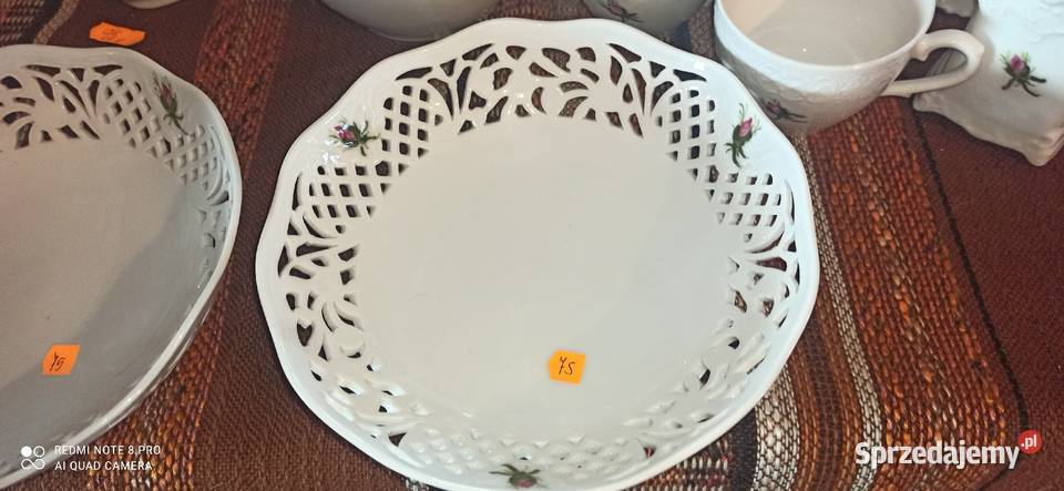 Paterka z ażurem Różyczki ręcznie zdobiona Gdańsk