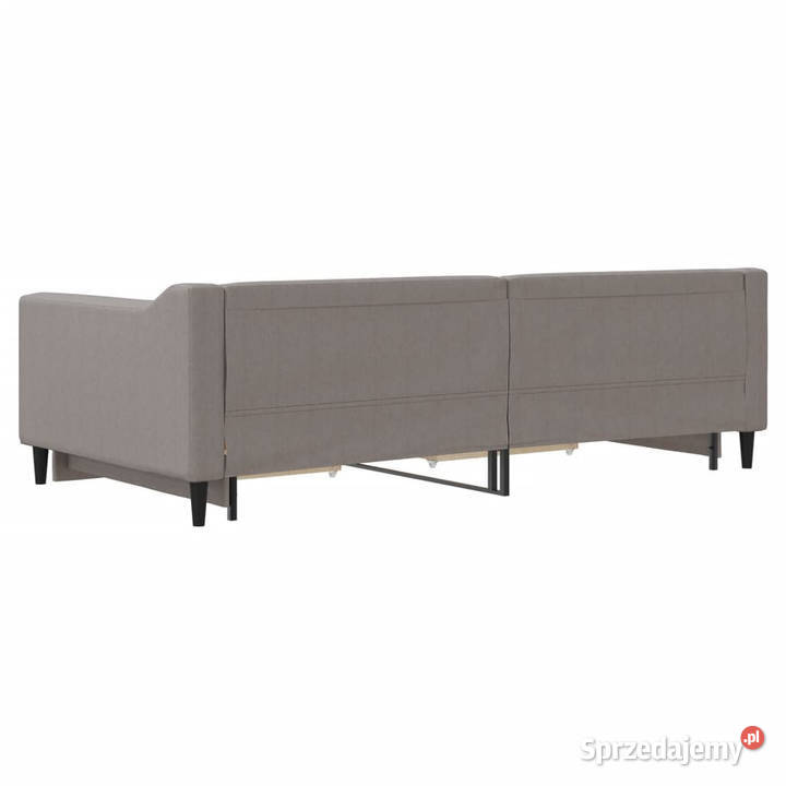 Sofa rozsuwana z szufladami taupe tkanina mazowieckie Warszawa sprzedam