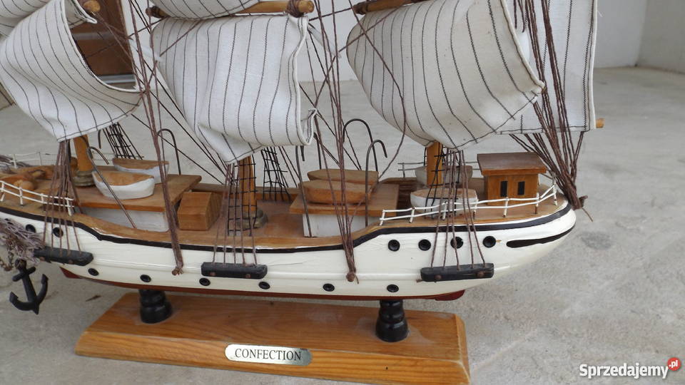 Statek żaglowiec okręt CONFECTION 40x50 warmińsko-mazurskie Grodziczno