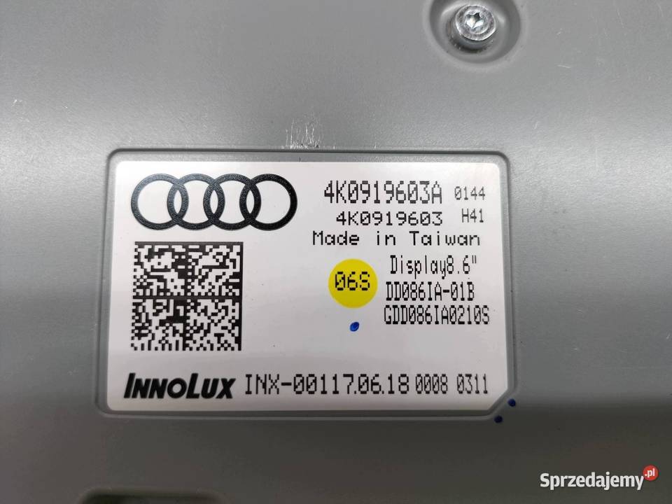 WYŚWIETLACZ 4K0919603A Audi A7 II 20182025 C8 osobowe