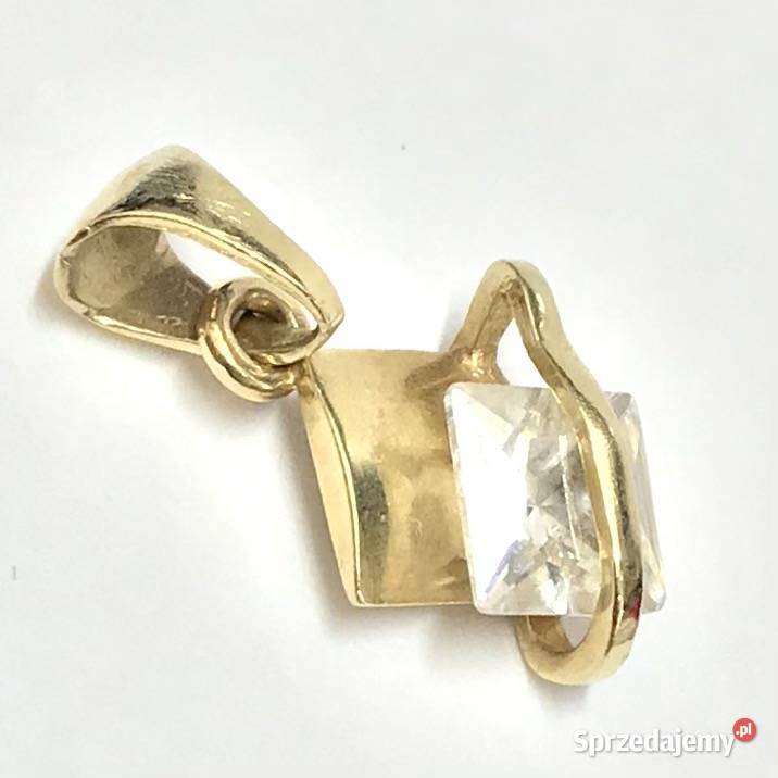 Złoty WISIOREK zawieszka 585 14K cudowny KAMIEŃ Pozostałe Warszawa sprzedam