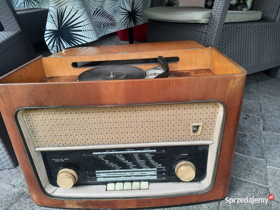 Stare radio DIORA z gramofonem Pozostałe Tomaszów Mazowiecki