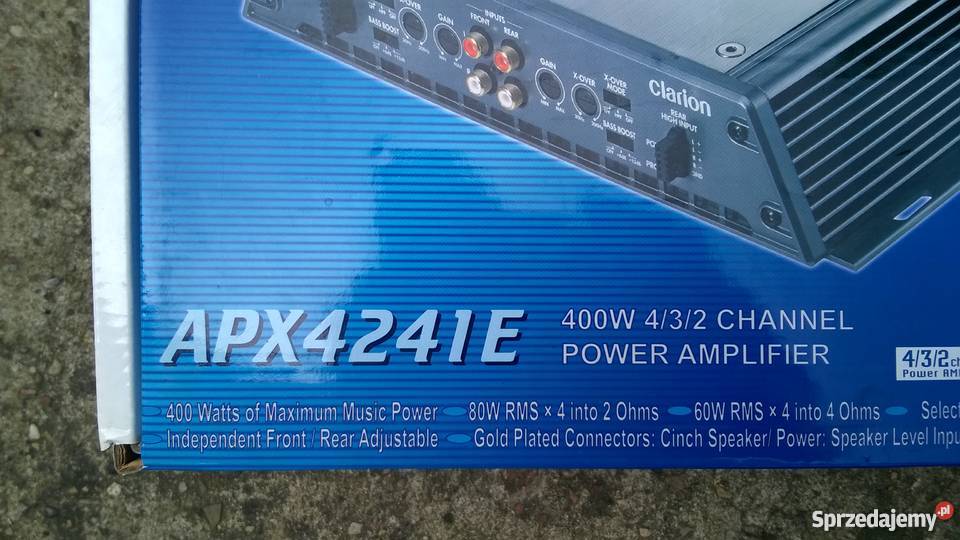 Wzmacniacz Clarion APX 4241 E 400W Książenice