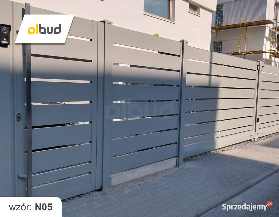 Ogrodzenia Szczecin z aluminium nowoczesne wzory Przęsła