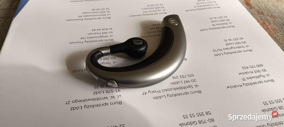 zestaw słuchawkowy Bluetooth Motorola H605 śląskie Gliwice sprzedam