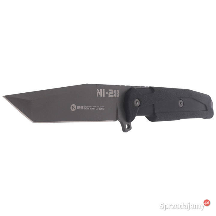Nóż K25 MI28 Black Rubber Titanium Coated 32391 Warszawa