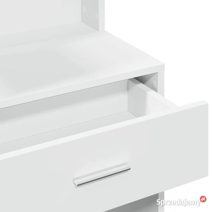 Toaletka z szafką biała 80x35x132 WM848234 Warszawa