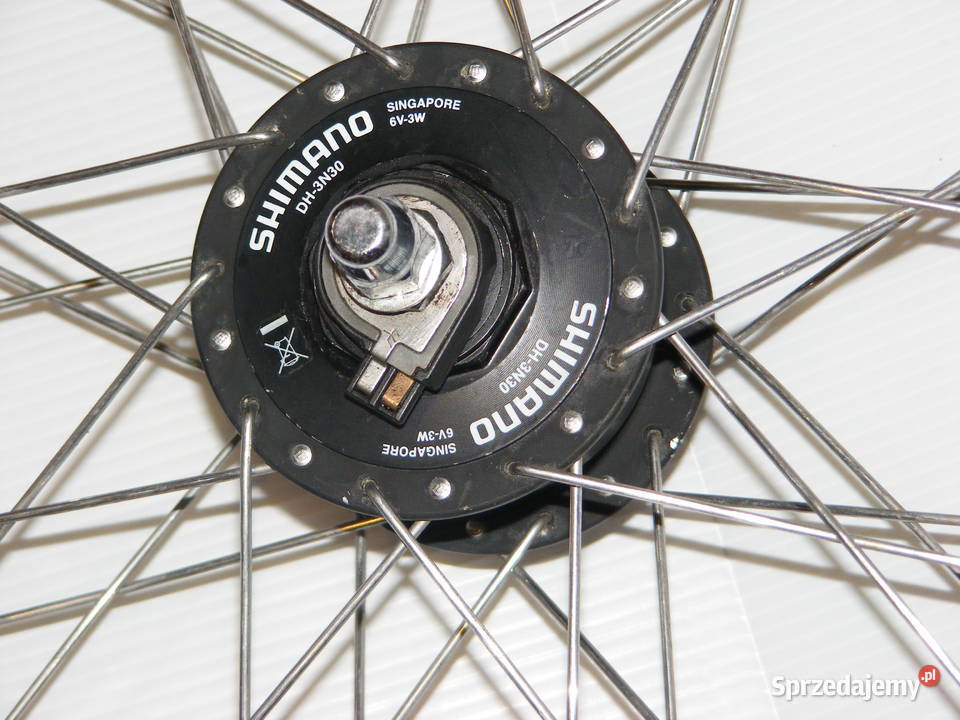 Koło dynamo 28 SHIMANO czarne Wałcz