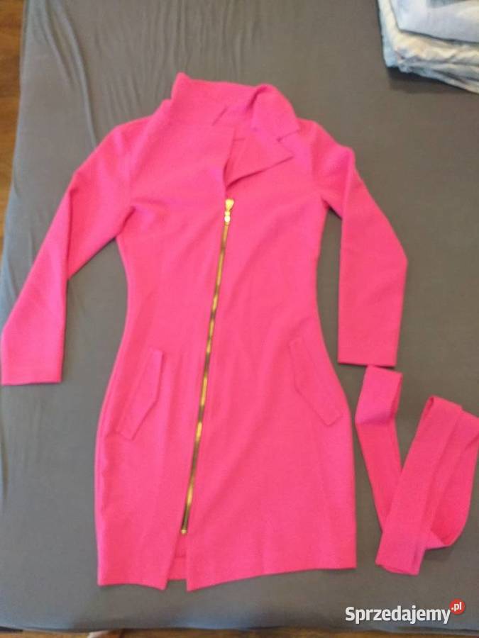 Płaszcz płaszczyk tunika różowa Katowice