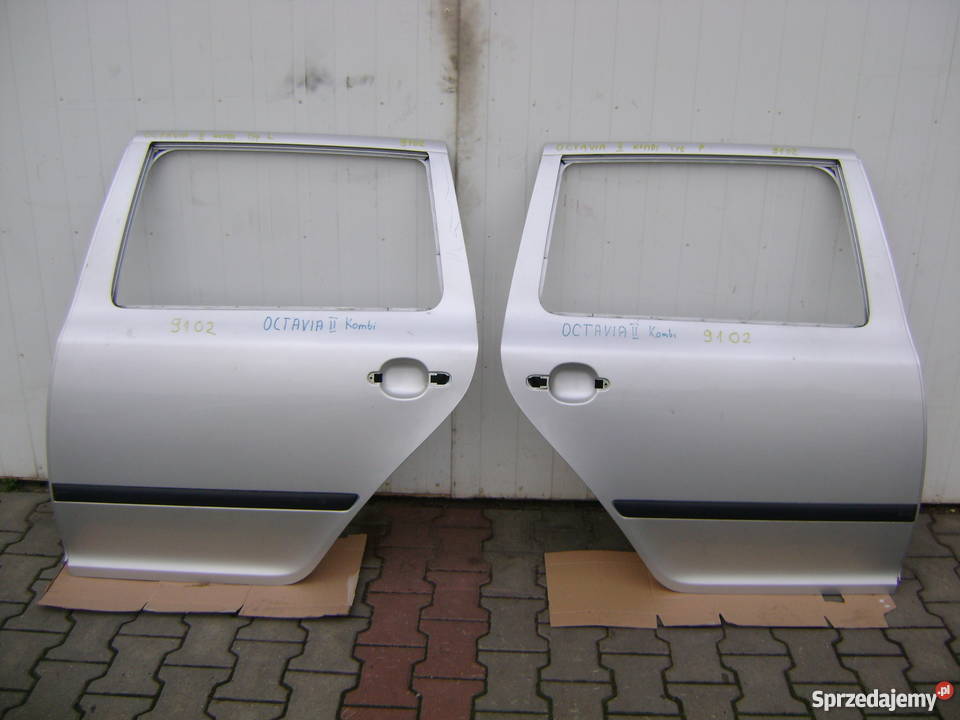 OCTAVIA II SEDAN KOMBI DRZWI PRZÓD TYŁ LEWE Nowy Dwór Gdański