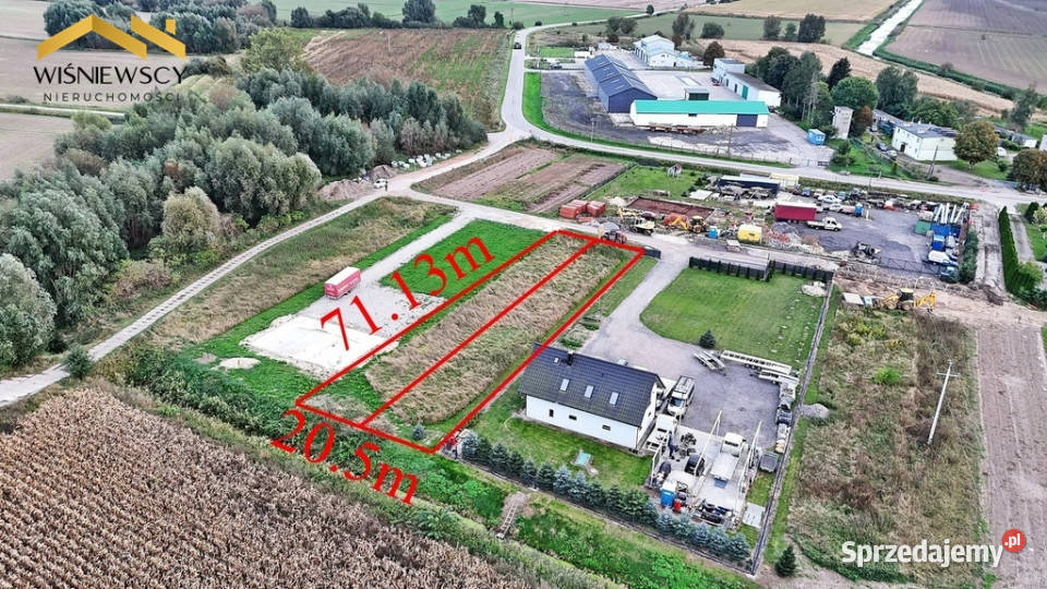 Działka budowlana 1428 mkw Janowo budowlana