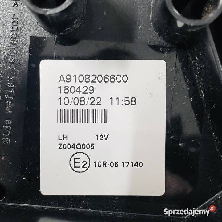 Lampa tył LED Lewa Mercedes Sprinter 910 201825 Oświetlenie Rawa Mazowiecka