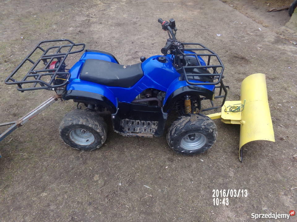 sprzedam quad atv 110 pług przyczepka łódzkie Święte Laski