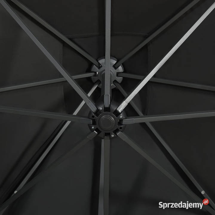 Parasol wiszący z lampkami LED i słupkiem 250 Pozostałe mazowieckie Warszawa sprzedam
