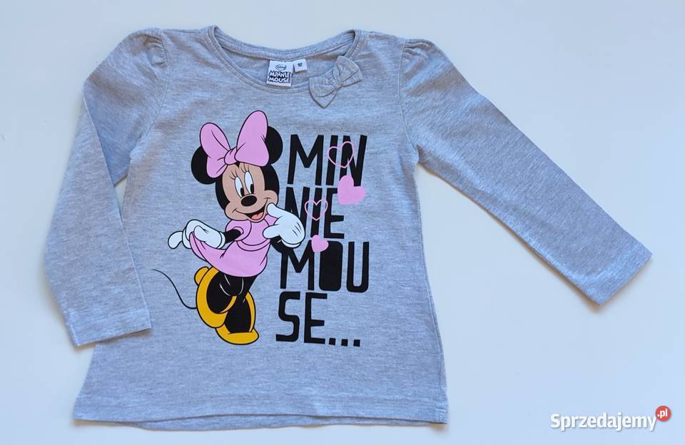 Bluzka z kokardką Minnie Mouse Disney 92 Myszka Miki Katowice