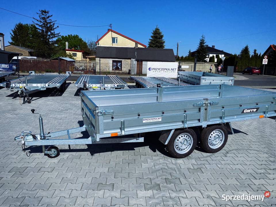 Mocna przyczepa lekka CARRO DELTA D3515 2w1