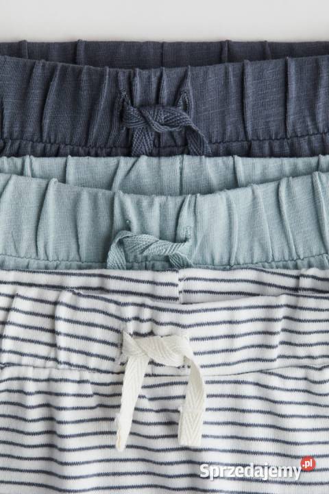 Spodnie niemowlęce HM 56 3 pack bawełna zachodniopomorskie Szczecin