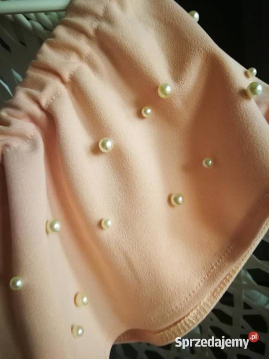 Sukienka hiszpankaPudrowy róż Zielonki sprzedam