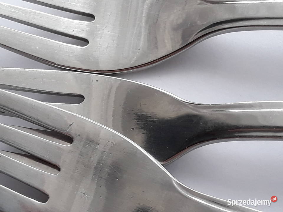 Widelce obiadowe 1 CAVALIER Gerlach sztućce PRL śląskie Dąbrowa Górnicza